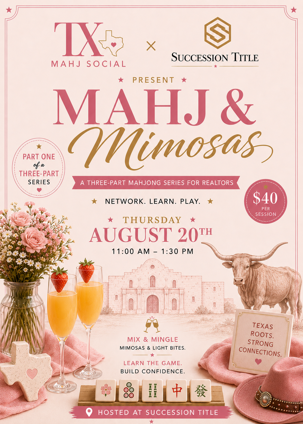 MAHJ & Mimosas | Realtor Mahjong Series – Part One